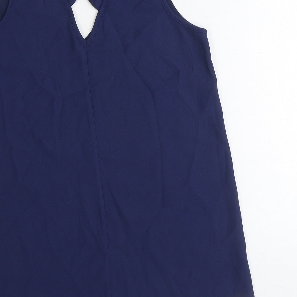 Womens UK Size 6 River Island Blue Basic Blouse