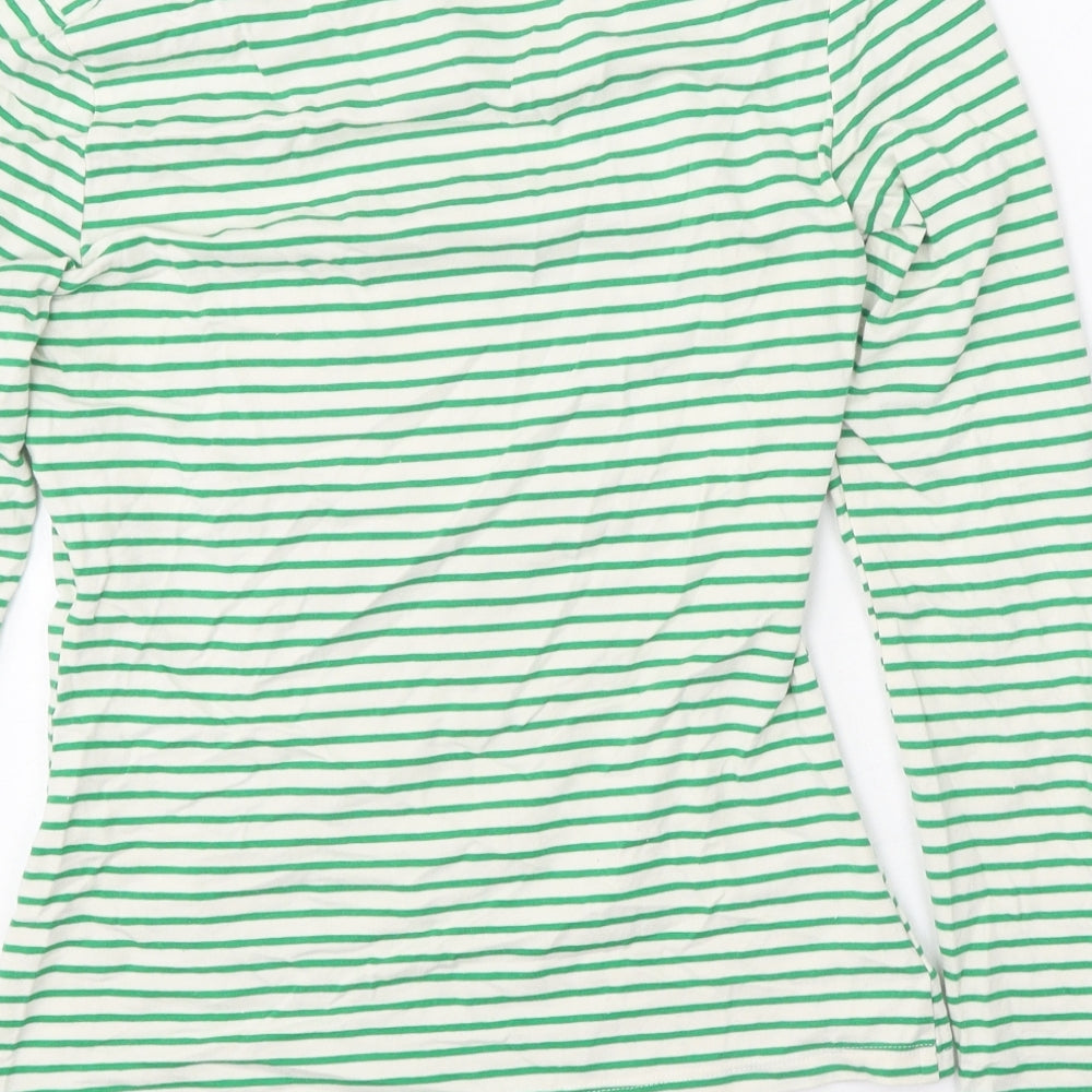Womens UK Size XS Warehouse Green Basic T-Shirt
