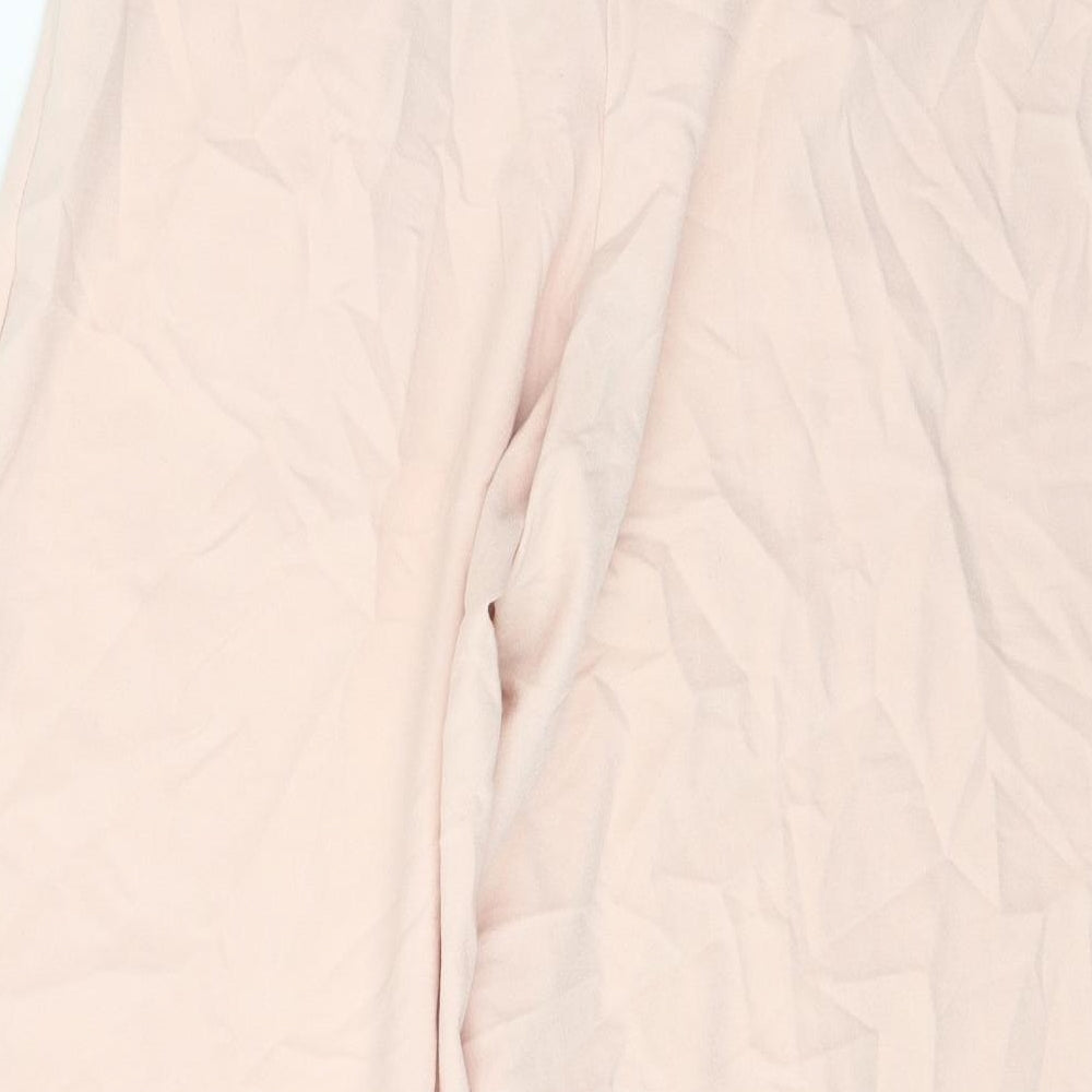 Atmosphere Womens Pink Polyester Trousers Size 10 Regular Zip