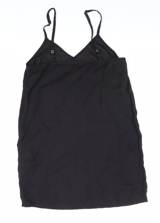 Womens UK Size 10 Preworn Black Basic Tank