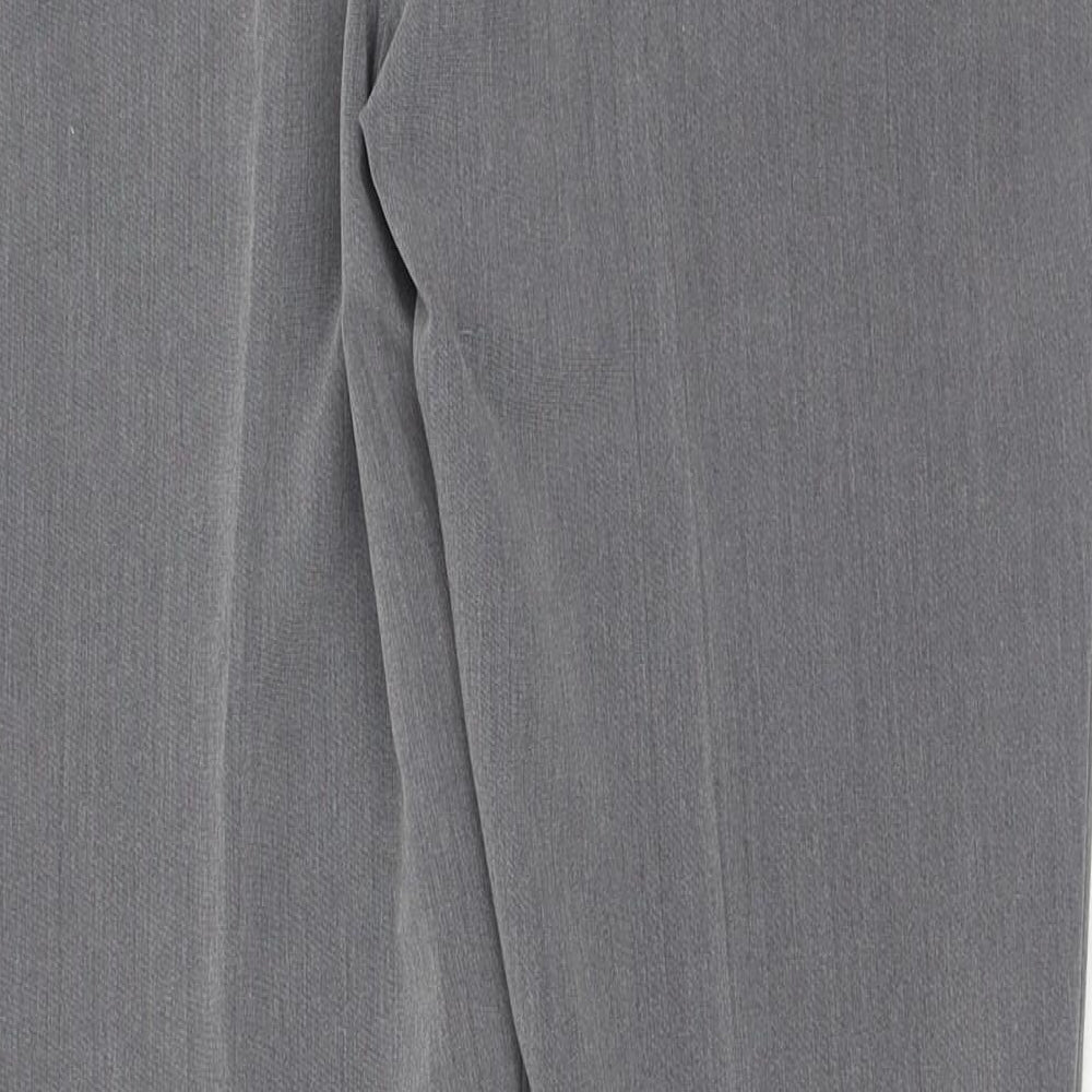 Womens UK Size 8 Dorothy Perkins Regular Fit Carrot Grey Trousers