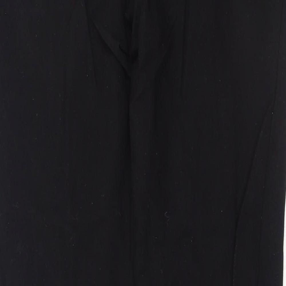 Olive + Oak Womens Black Viscose Jogger Trousers Size M Regular