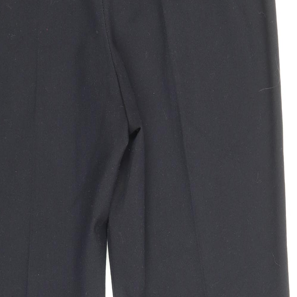 Womens UK Size 14 Marks and Spencer Regular Fit Dress Pants Blue Trousers