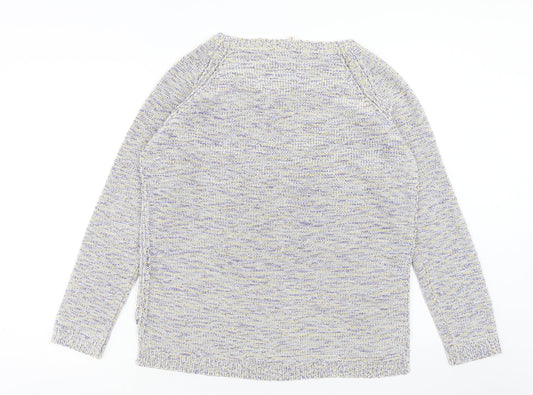 Womens UK Size 16 M&Co Purple Pullover Jumper