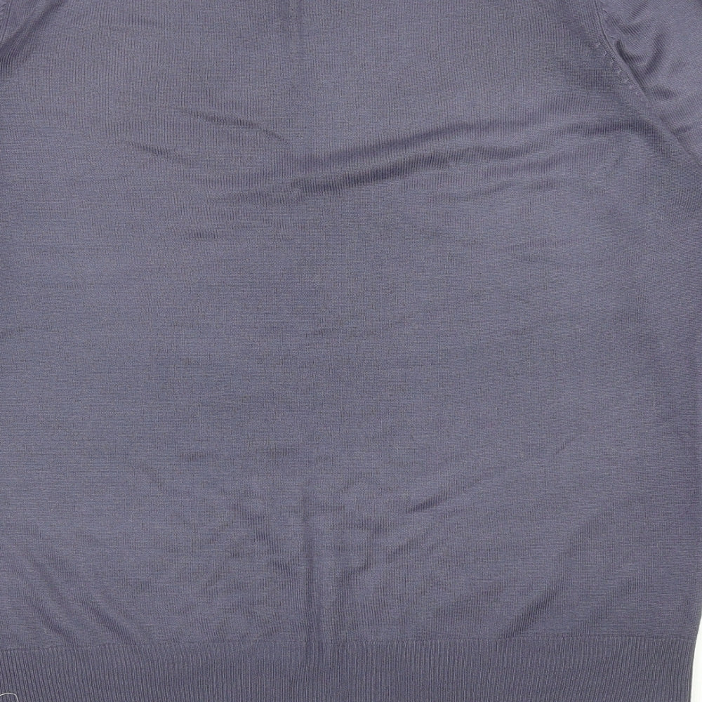 Womens UK Size 14 Marks and Spencer Blue Pullover Jumper