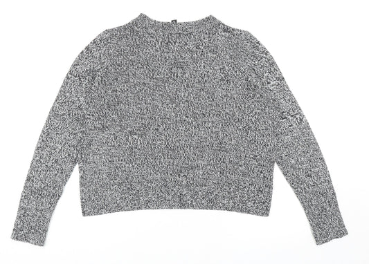 Womens UK Size S Divided by H&M Grey Pullover Jumper