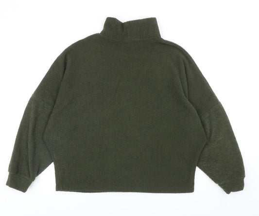 Womens UK Size XS River Island Green Pullover Jumper