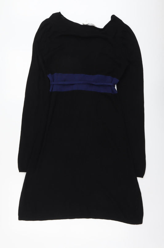 Kookai Womens Black Viscose A-Line Size S Off the Shoulder Pullover