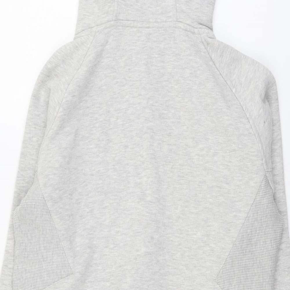 Running Bear Womens Grey Cotton Pullover Hoodie Size S Pullover