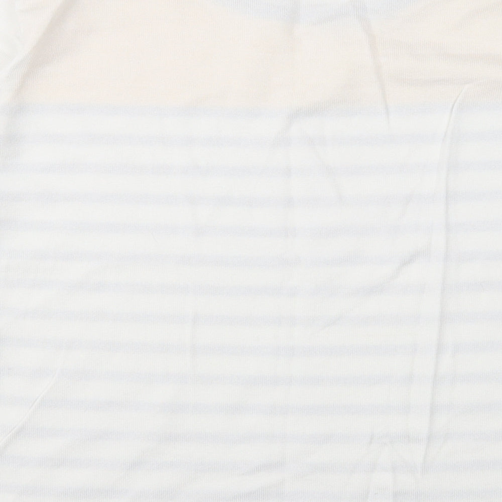 Womens UK Size L Preworn White Pullover Jumper