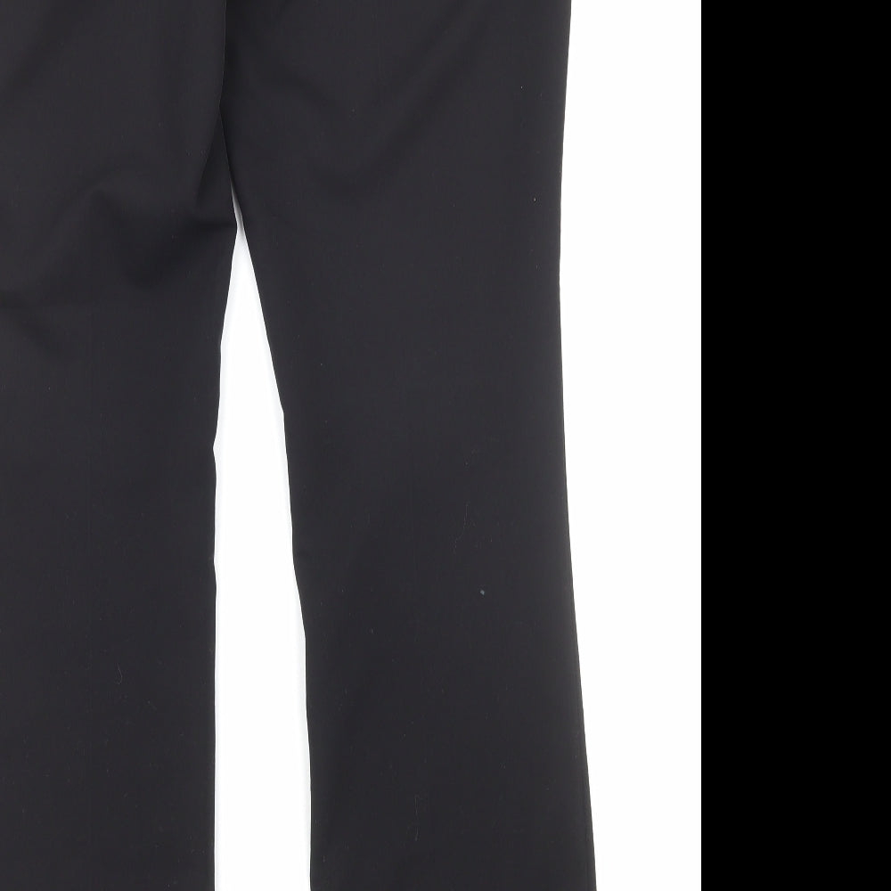 Womens UK Size 10 Dorothy Perkins Regular Fit Dress Pants Black Trousers