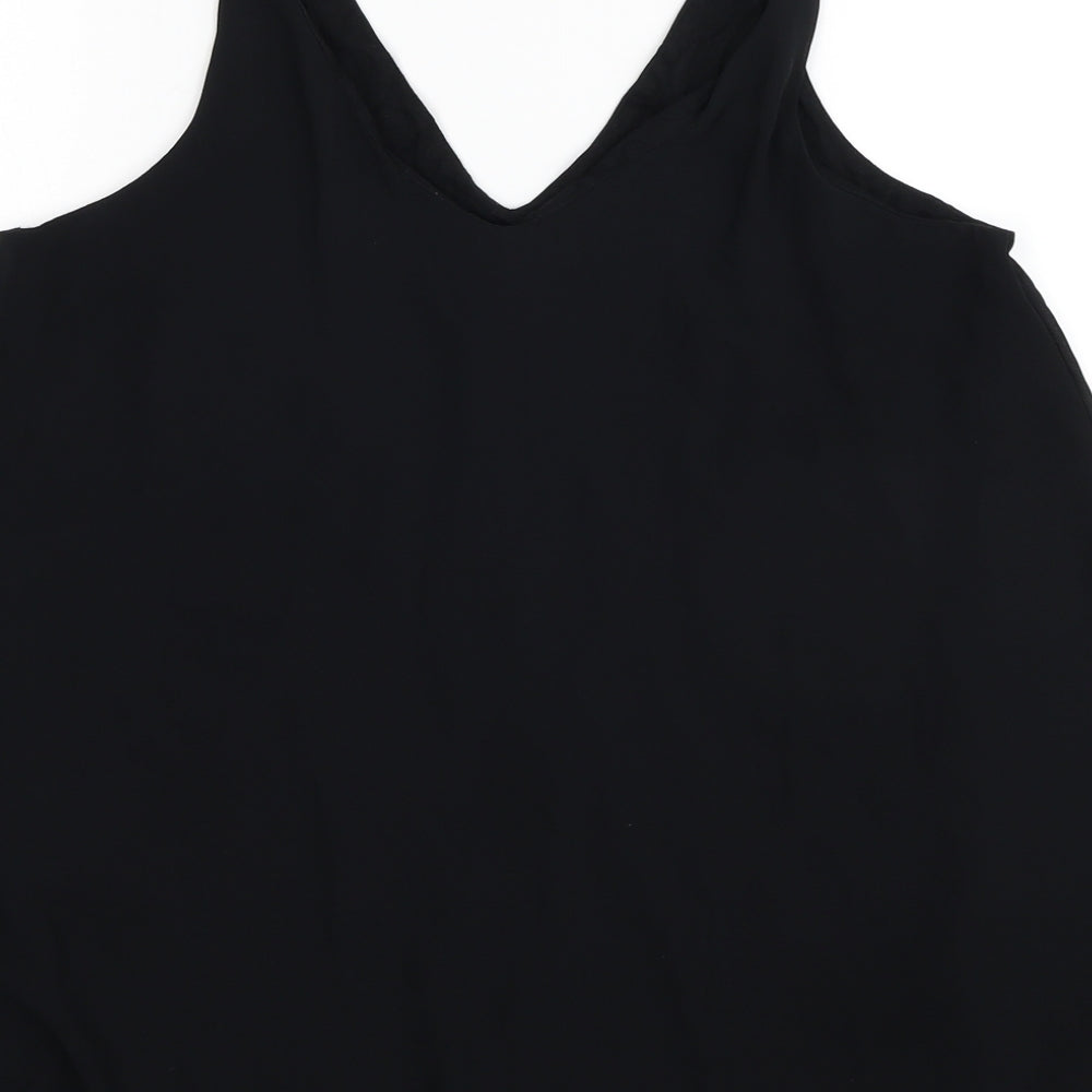 Womens UK Size 12 NEXT Black Basic Tank