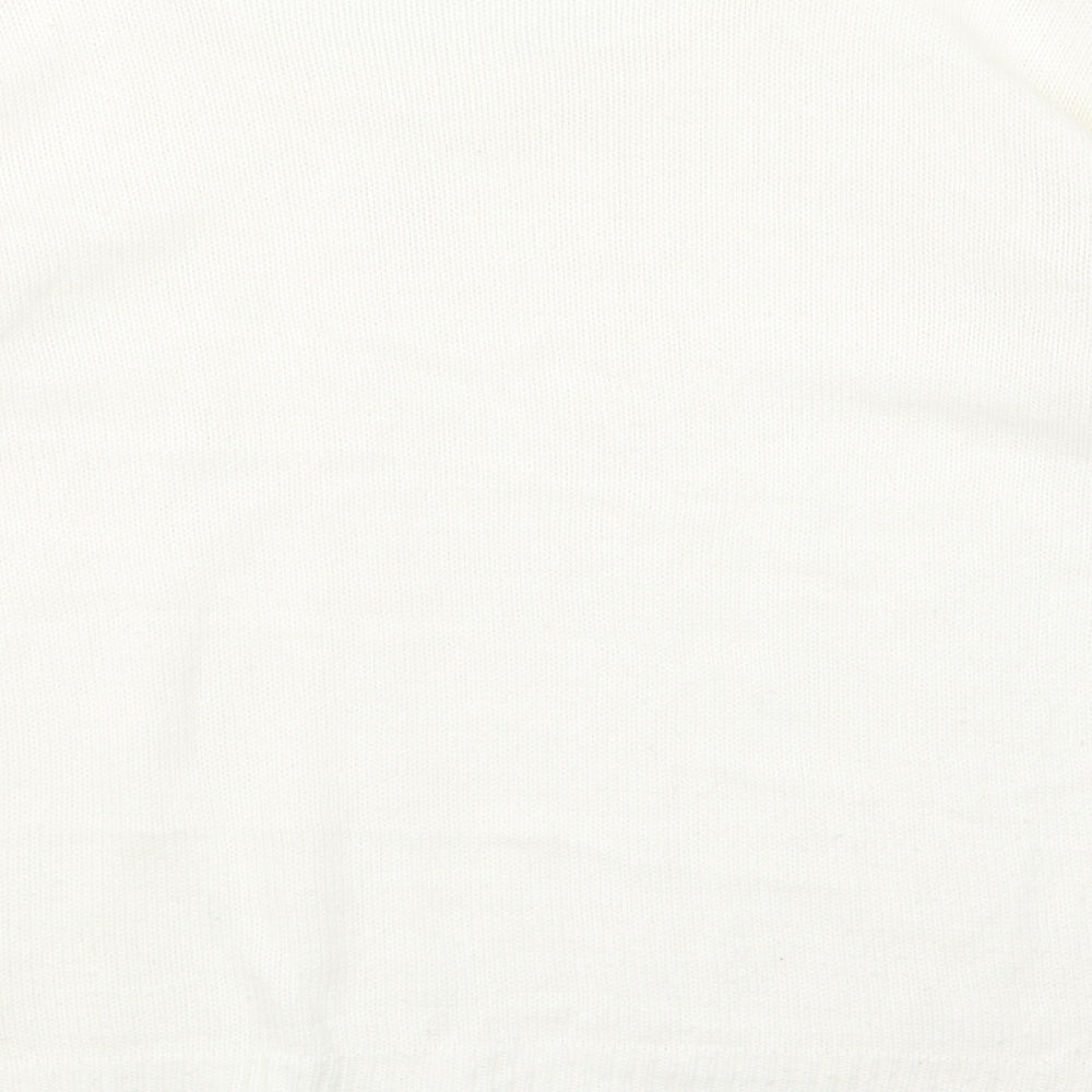 Womens UK Size M Select White Pullover Jumper
