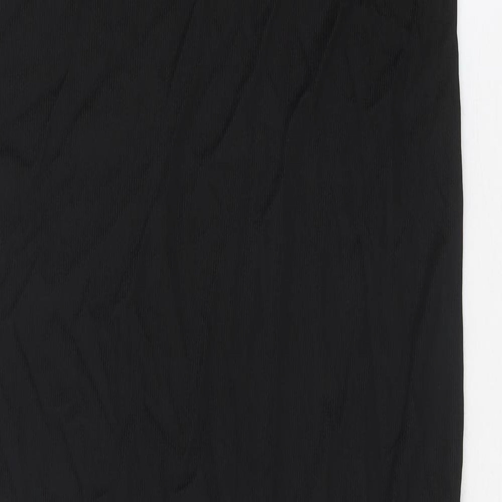 Limited Edition Womens Black Viscose Tank Dress Size 10 Round Neck Pullover