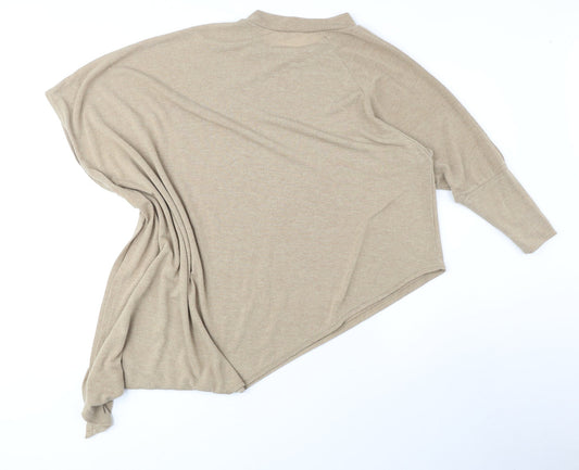 Womens UK Size 12 River Island Beige Pullover Jumper