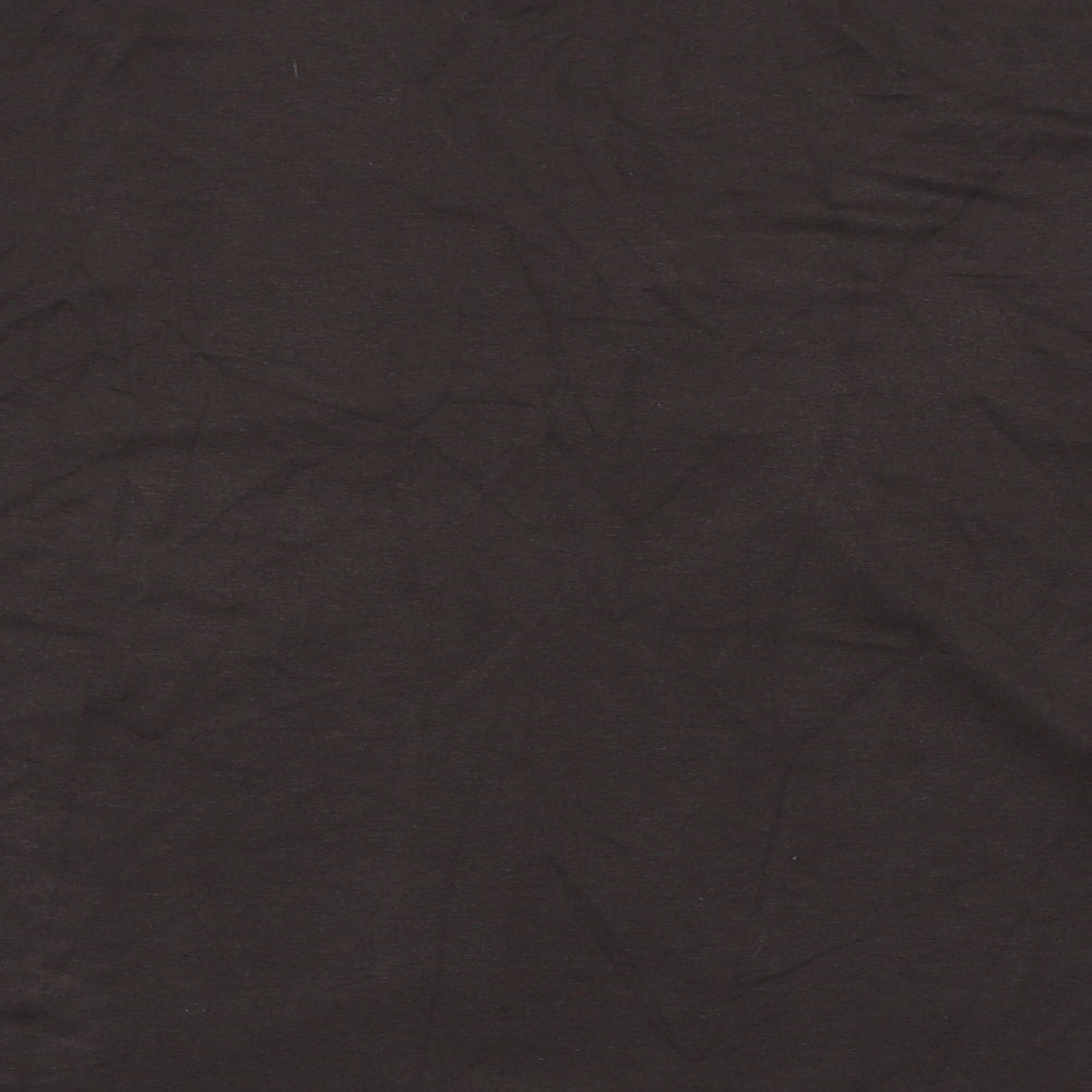 Womens UK Size L Roman Originals Brown Basic T-Shirt