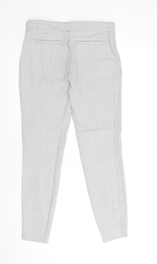 Womens UK Size 10 Hilary Radley Regular Fit Black Trousers