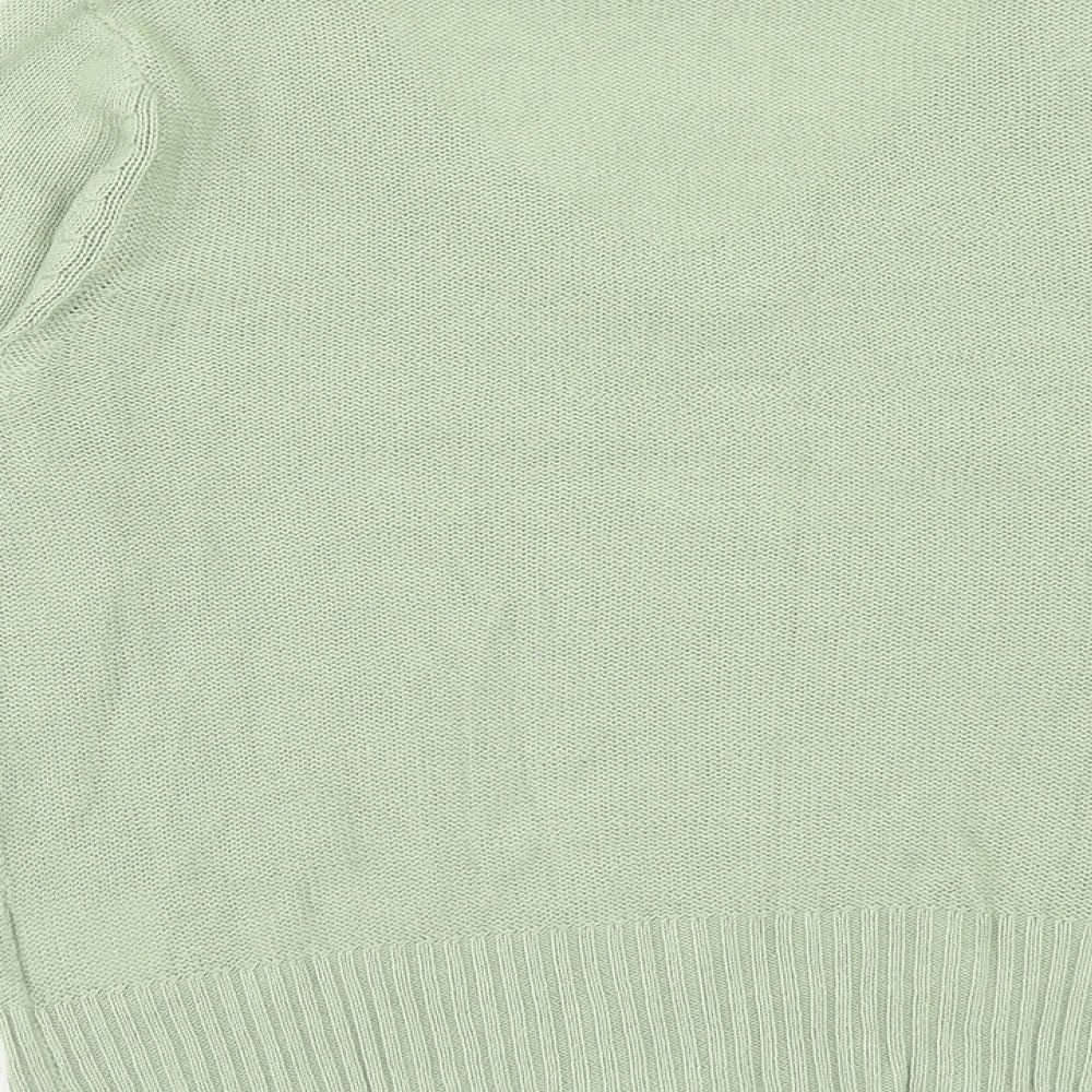 Womens UK Size L Key West Green Pullover Jumper
