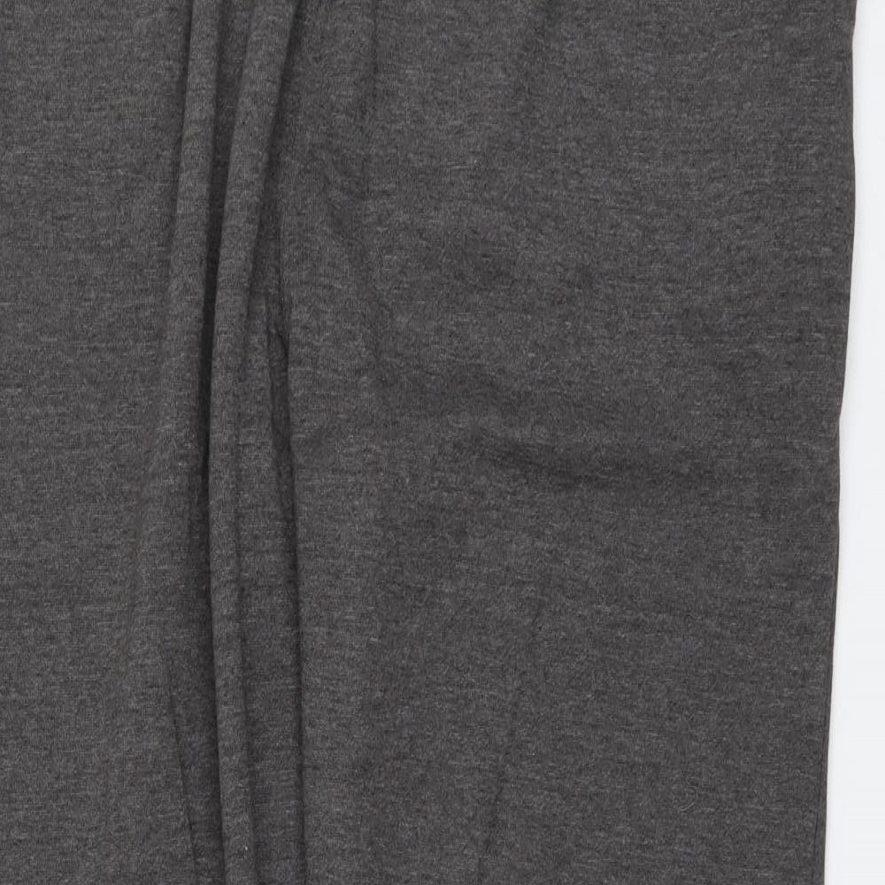 Pegasus Mens Grey Cotton Sweatpants Trousers Size XL L28 in Regular Drawstring