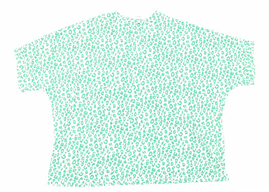 Womens UK Size L Preworn Green Basic Blouse