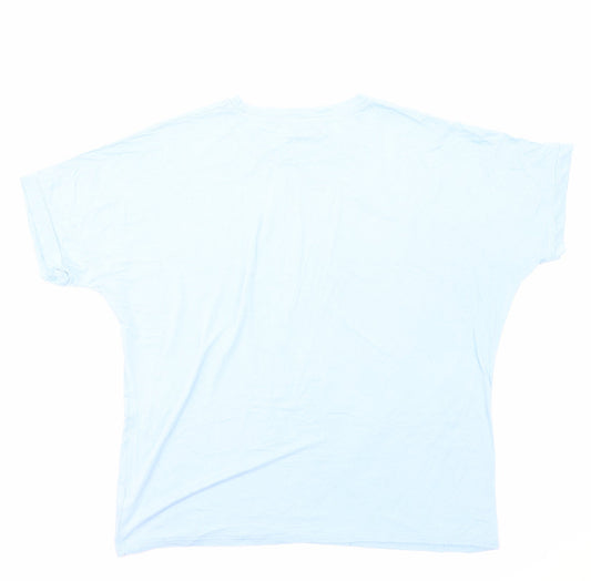 Womens UK Size M Paramour Blue Basic T-Shirt
