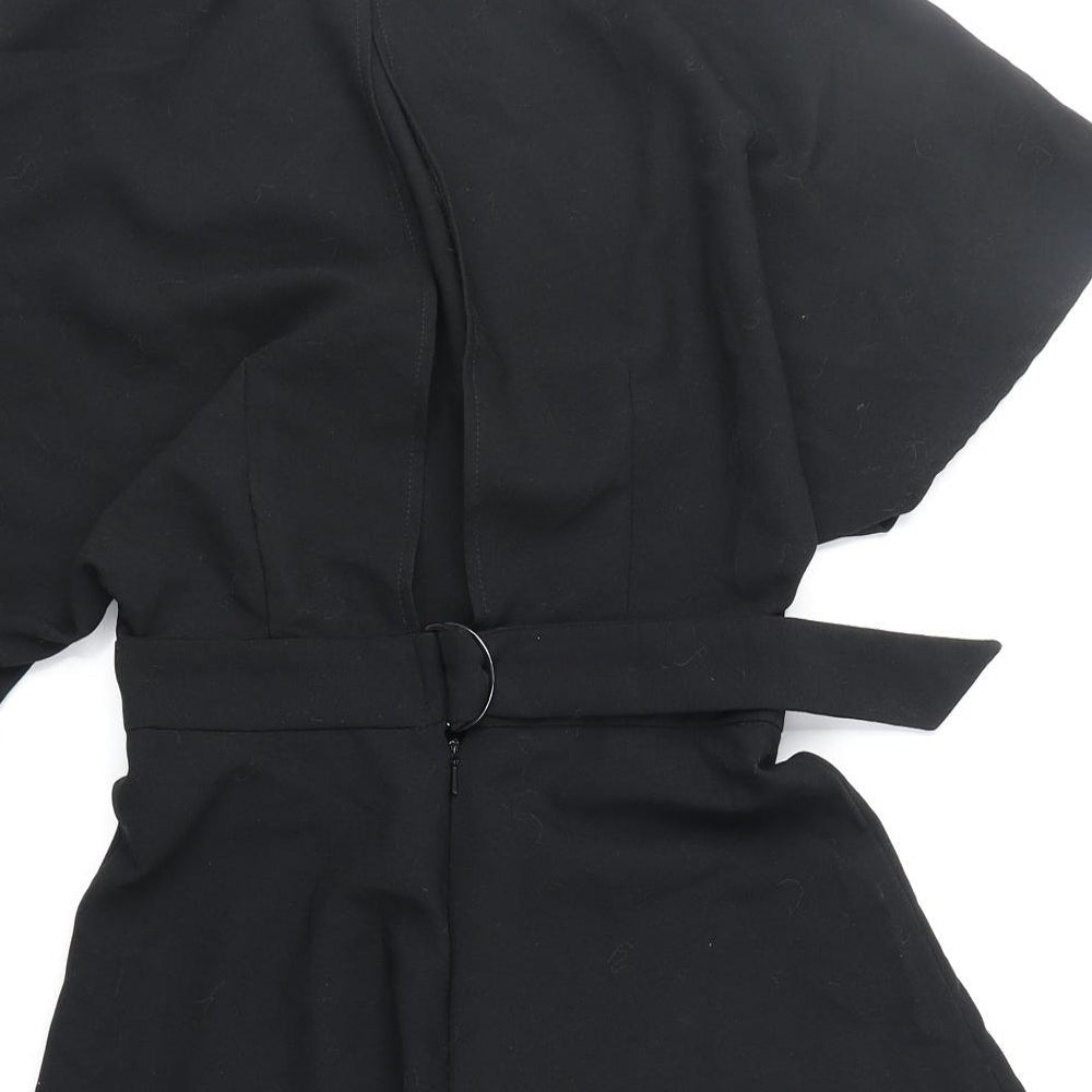 Womens UK Size 6 ASOS One-Piece Black Playsuit