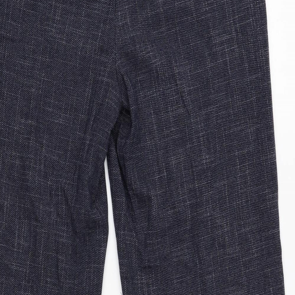 Womens UK Size 10 Marks and Spencer Regular Fit Blue Trousers