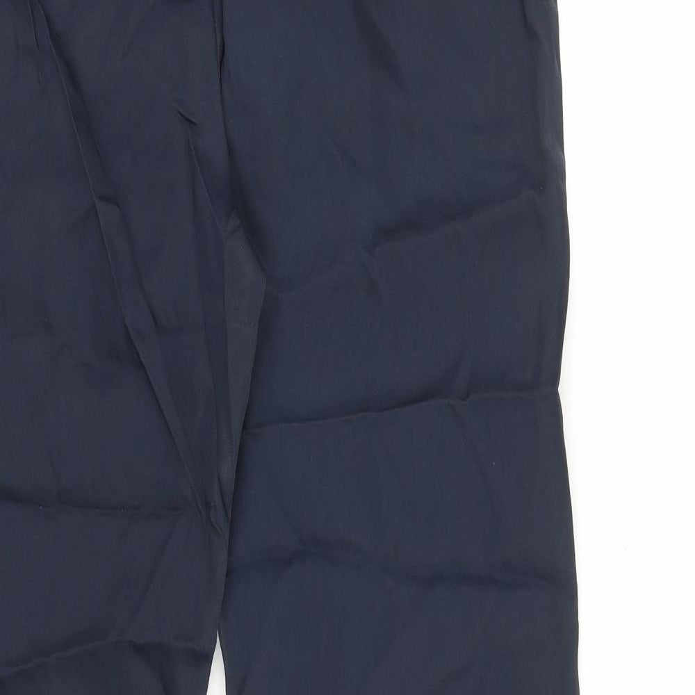 Womens UK Size 14 Miss Selfridge Regular Fit Blue Trousers