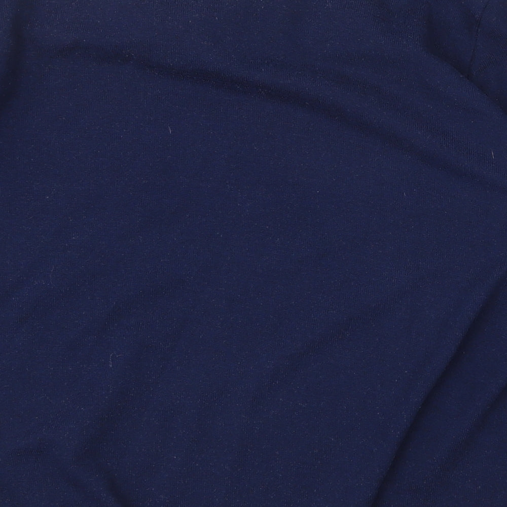 Womens UK Size M Isle Essentials Blue Basic Blouse
