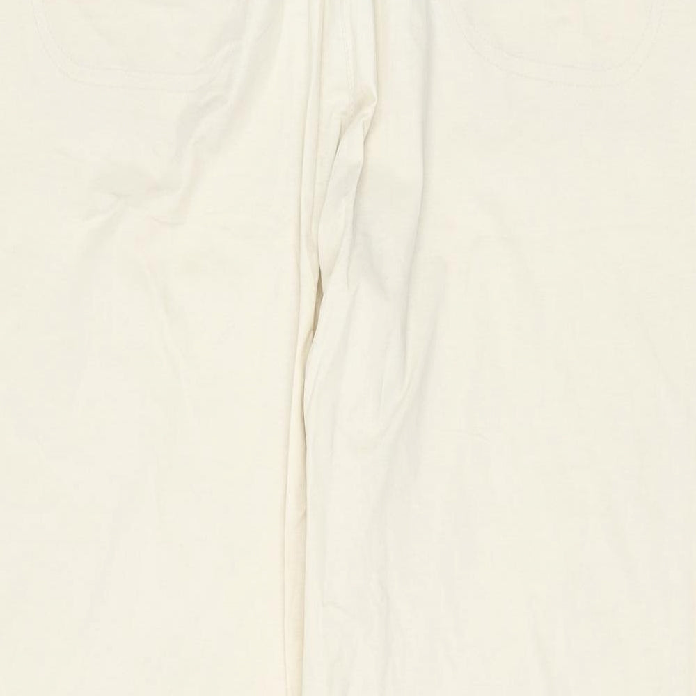 Womens UK Size 14 Dorothy Perkins Regular Fit Beige Trousers