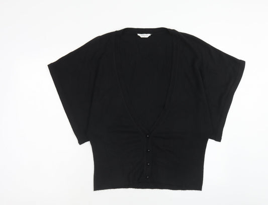 Womens UK Size 14 Editions Black Cardigan Jumper