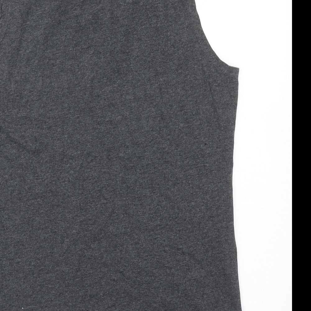 Womens UK Size 10 Atmosphere Grey Basic Tank