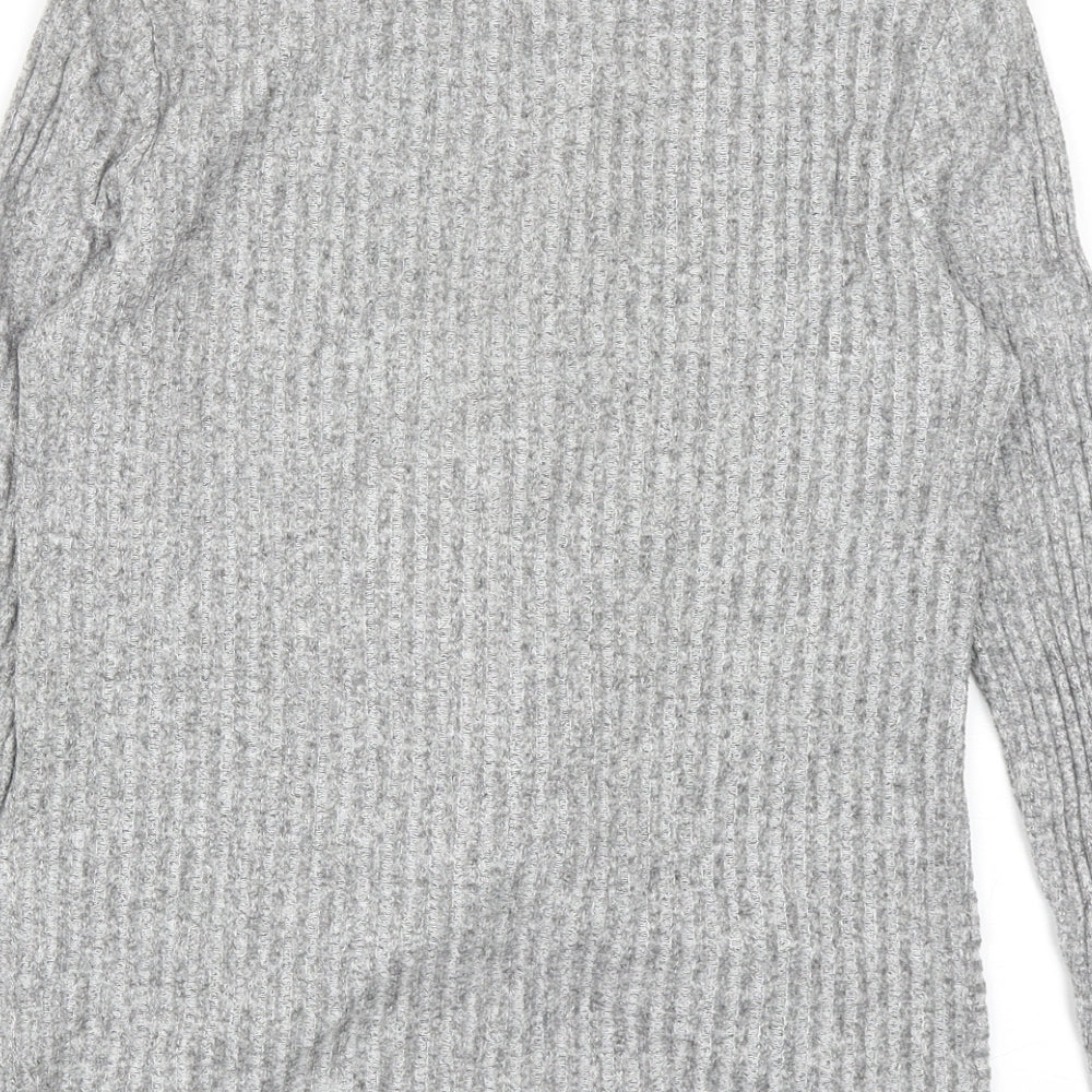 Womens UK Size 8 New Look Grey Pullover Jumper