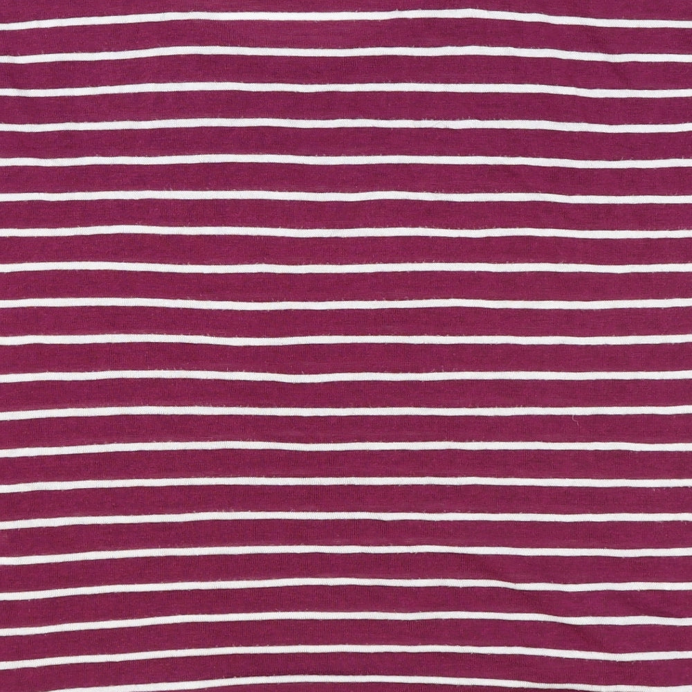 Womens UK Size 12 Bonmarché Purple Basic T-Shirt