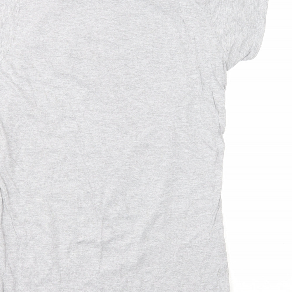 Womens UK Size XL Gildan Grey Basic T-Shirt
