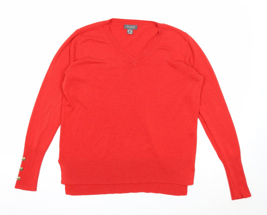 Womens UK Size 12 Primark Red Pullover Jumper