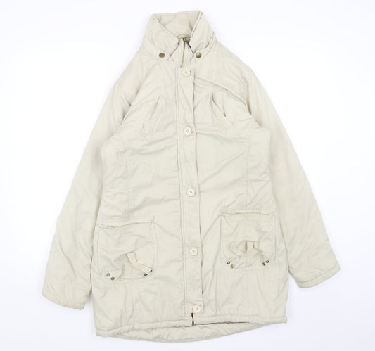 Womens UK Size 12 NEXT Beige Overcoat