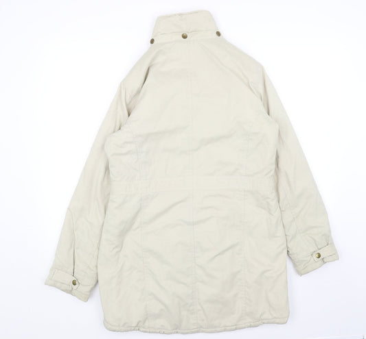 Womens UK Size 12 NEXT Beige Overcoat