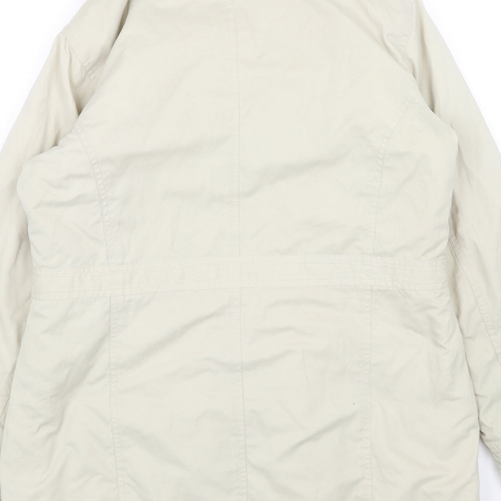 Womens UK Size 12 NEXT Beige Overcoat