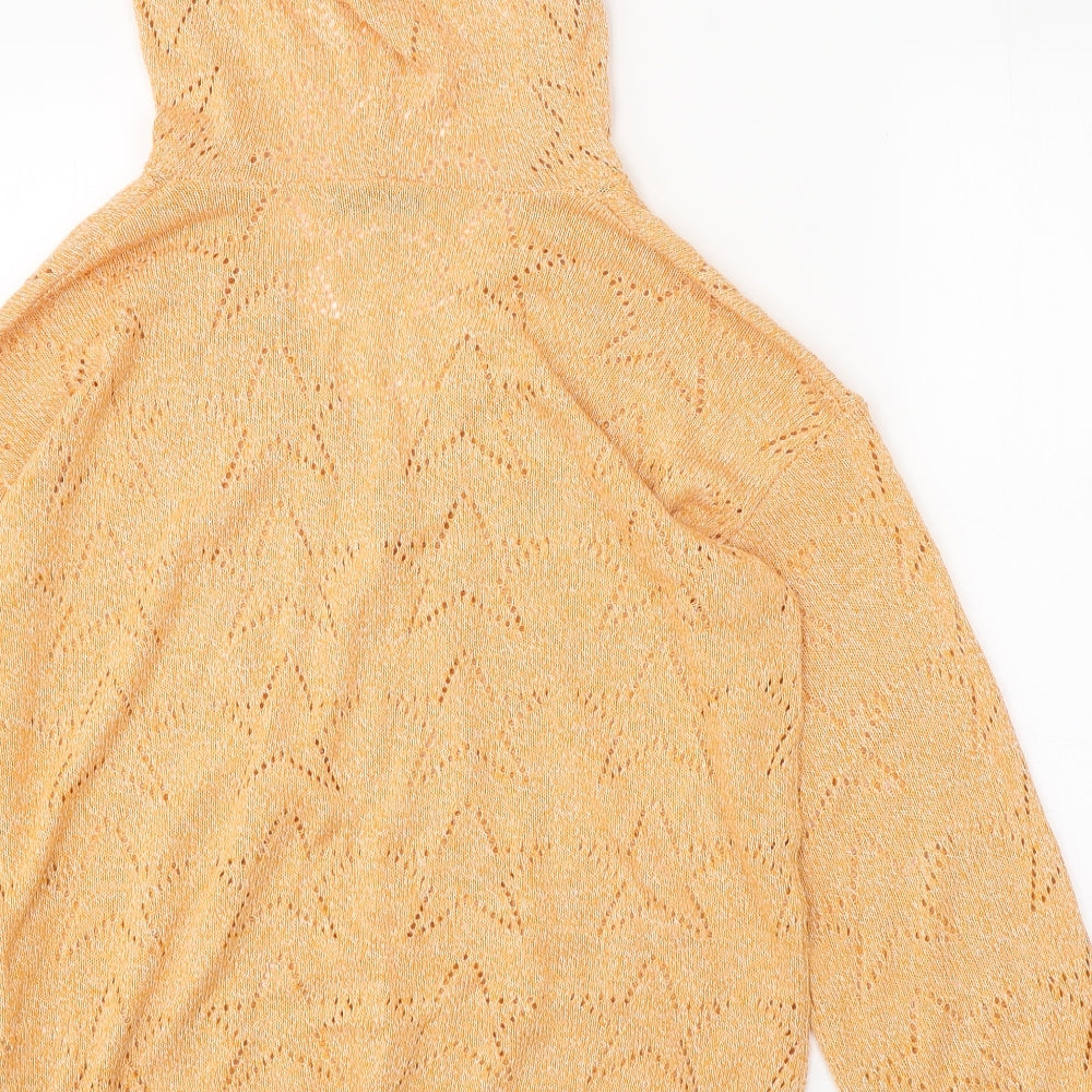 Womens UK Size M NEXT Orange Pullover Jumper