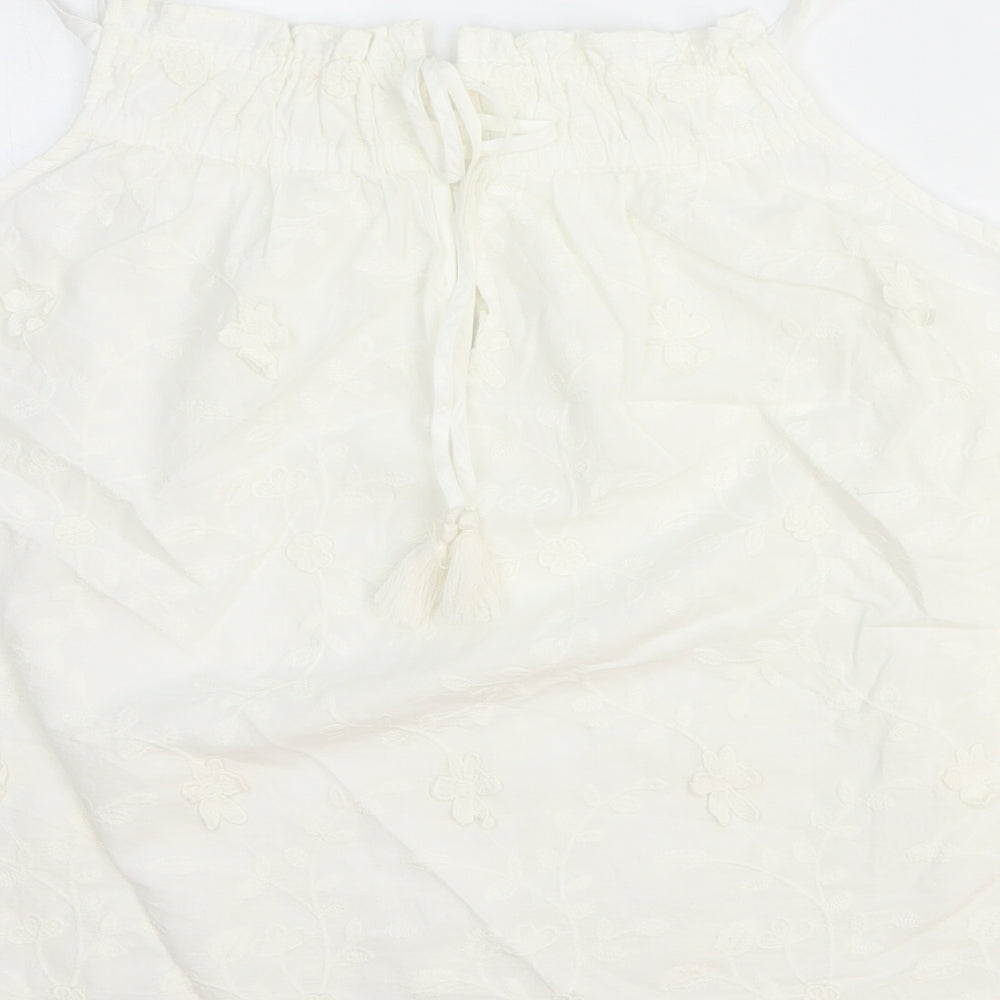 Womens UK Size 20 Per Una White Basic Tank