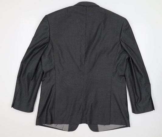 Mens UK Size 44 Jack Reid Regular Grey Suit Jacket