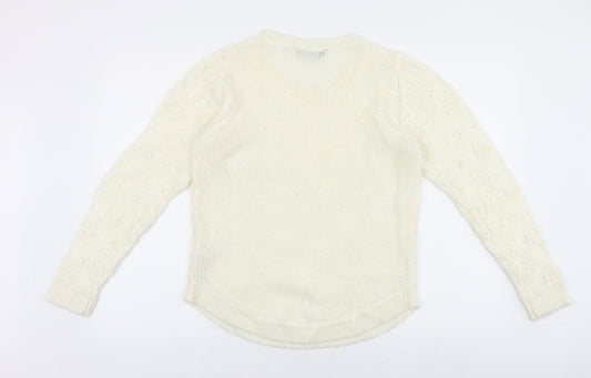 Womens UK Size 12 Dorothy Perkins Ivory Pullover Jumper