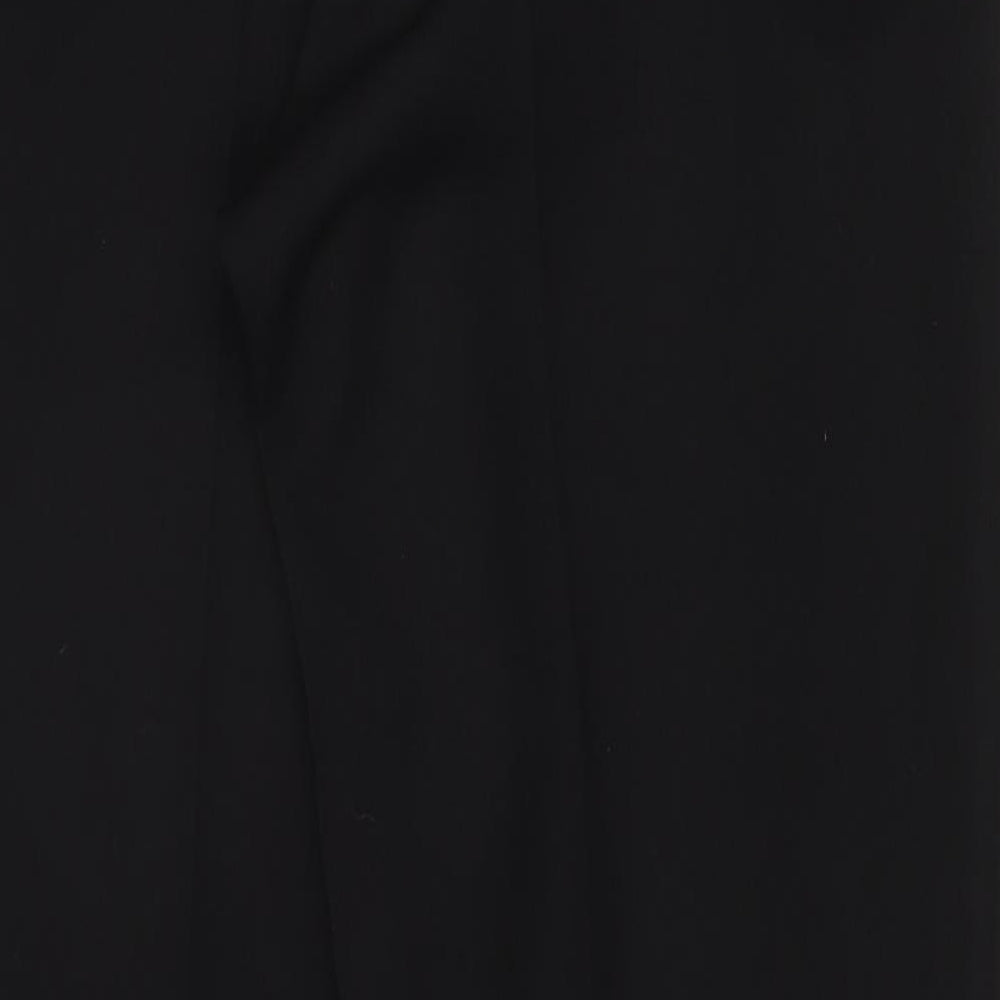 Womens UK Size 12 Annabelle Regular Fit Black Trousers