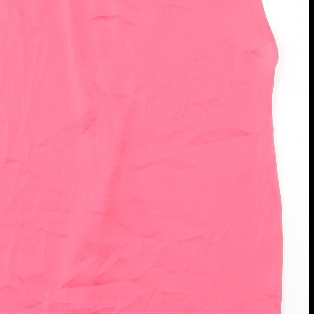 Womens UK Size 6 Marks and Spencer Pink Basic Tank