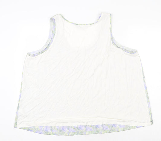Womens UK Size 20 Marks and Spencer Multicoloured Basic Tank