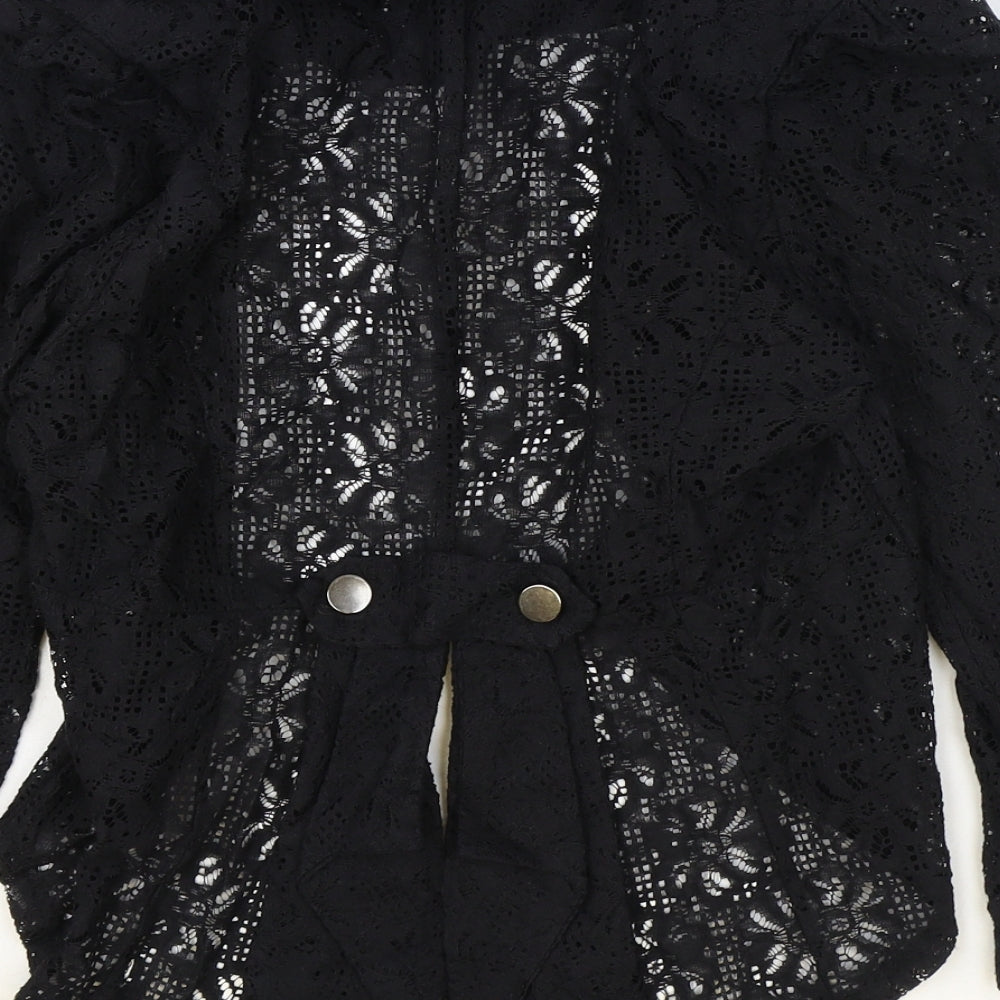Megcie Womens Black Jacket Size S
