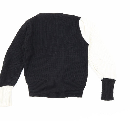 Womens UK Size 10 Marks and Spencer Black Pullover Jumper