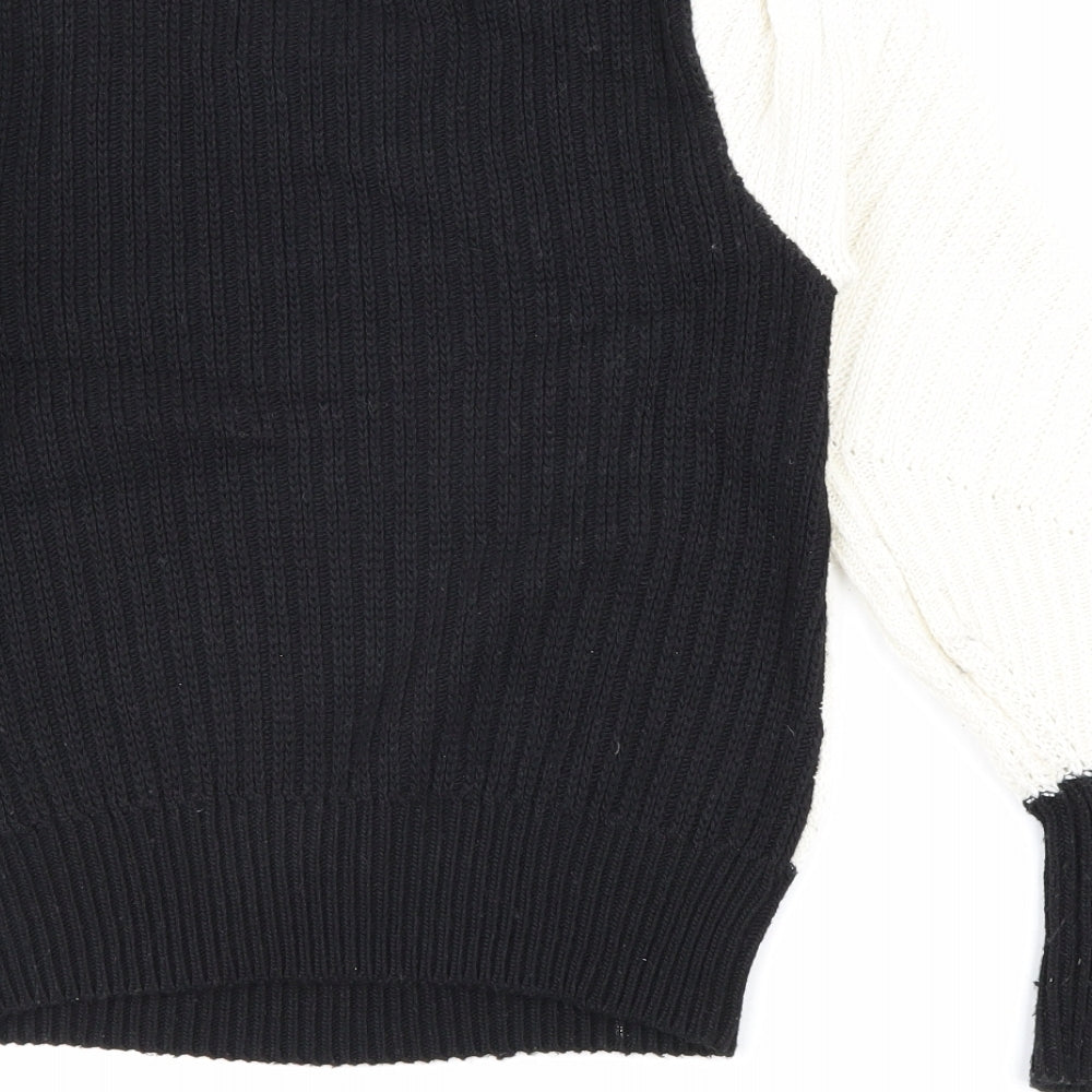 Womens UK Size 10 Marks and Spencer Black Pullover Jumper