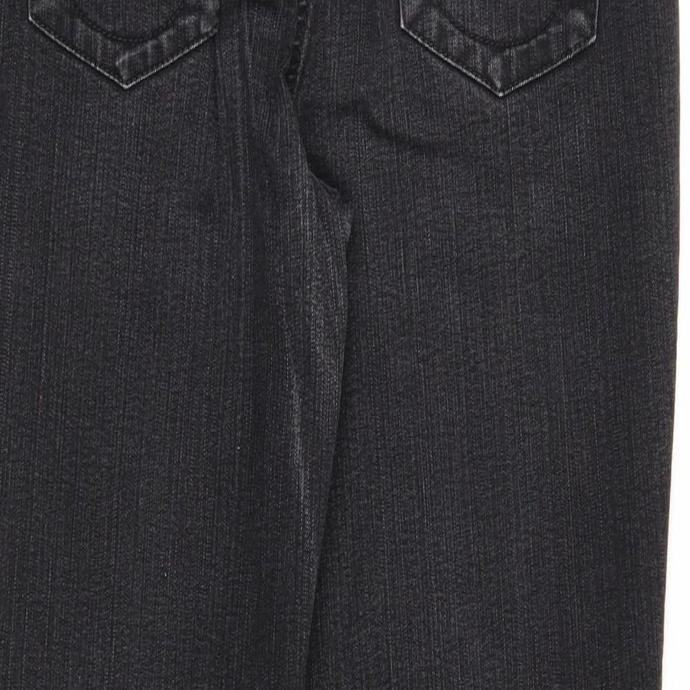 Gerry Weber Womens Black Cotton Straight Jeans Size 40 in Regular Zip